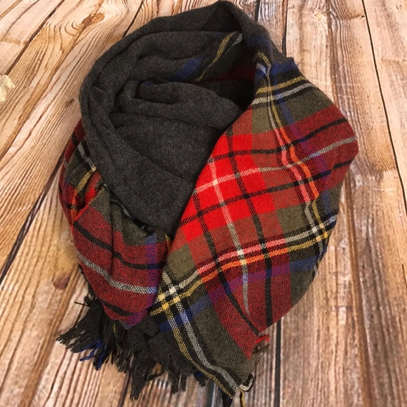 J. CREW SCARF SQUARE BLANKET SCARF - Picture 6 of 7